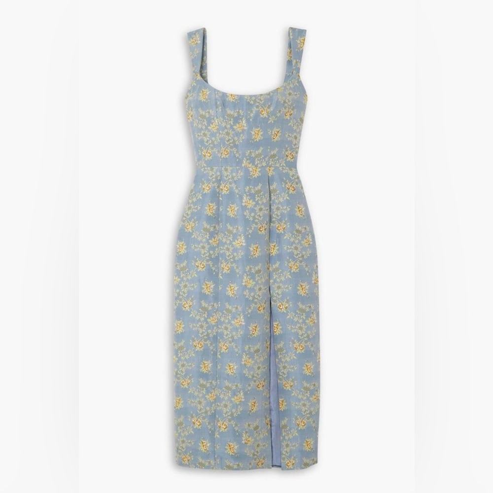 Markarian Claudette Brocade Midi Dress Size 4